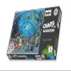 1000 Jigsaw Puzzles Chaos at The Aquarium with Fish Sharks & Whales for Adults, Teens, Kids Funny Cartoon Puzzles 25in X 19in view 3