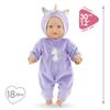 Corolle Bb Calin Unicorn Boy Baby Doll - 12" Soft Body Doll with Purple Hooded Outfit, Sleeping Eyes Open and Close, Vanilla-Scented, for Ages 18 Months and up view 3