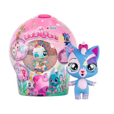 Bubiloons - 8+ Accessories, Surprise character that blow bubbles, For girls and kids 5 and up