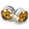2pcs RC 1/10 Aluminum On Road Wheel Rims Hex 12mm Adjustable Offset Silver/Gold Color Fit for 1:10 RC On Road Drift Touring Street Car Tire Tyre view 4