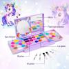 Tomons Kids Makeup Kit for Girl Real Washable Cosmetic Toy Beauty Set, Birthday Toys Gift for 3 4 5 6 7 8 9 10 Year Girls view 3