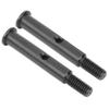 2Pcs Durability Metal Front Axle, Compatible with 2WD RC Car Upgrade Accessory (BL) view 3