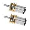 12V 600RPM Miniature DC Gearwheel Gear Motor with Full Metal Gearbox Motor GA12-N20 Shaft for Robot Models, RC Cars, DIY Toys - (2 PCS) view 1