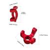 HobbyPark Aluminum Caster Blocks (c-hubs) & Steering Block Front Knuckles for Traxxas 1/18 LaTrax Teton Desert Prerunner Rally, Replace Parts 7532 (Red) view 4