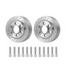 4Pcs Stainless Steel Internal Wheel Weights 60g Counterweight for 1/10 SCX10 RC Crawler 1.9" Beadlock Wheels Balance Weights view 2