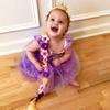 Tatibana Princess Dress up Wigs, Princess Rapunzel Long Braided Wig Headbands with Tiara Flowers Adorn for Girls Costume Accessories, 29 Inch view 4