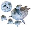 19.6Inch Chubby Blob Seal Pillow CuteSeal Plush with 4 Baby Seal Plushies in Her Tummy Soft Stuffed Cotton Plush Animal Toy Gift for Kids view 1