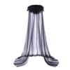 CosplayDiy Adult Gothic Feathered Witch Vampire Cape Evil Queen Cosplay Feather Collar Cape Steampunk Maleficent Cloak Black view 1