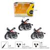 MING YING 66 Mini Toy Motorcycle - Pull Back Toy Cars with Sound and Light Toy,Toy Motorcycles for Toddlers,Motorcycle Toys for Boys Age 3-9 (Orange) view 2