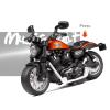 MING YING 66 Mini Toy Motorcycle - Pull Back Toy Cars with Sound and Light Toy,Toy Motorcycles for Toddlers,Motorcycle Toys for Boys Age 3-9 (Orange) view 3