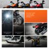 MING YING 66 Mini Toy Motorcycle - Pull Back Toy Cars with Sound and Light Toy,Toy Motorcycles for Toddlers,Motorcycle Toys for Boys Age 3-9 (Orange) view 4