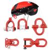 Qioniky RC Towing Buckle, Beautiful Decorative Decoration Tool RC Trailer Towing Buckle, for RC Toy RC Car(red) view 2