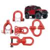Qioniky RC Towing Buckle, Beautiful Decorative Decoration Tool RC Trailer Towing Buckle, for RC Toy RC Car(red) view 3