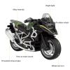 Diecast Motorcycle Toy - Pull Back Toy Cars with Sound and Light Toy,Motorcycle Toys for Boys,Toys for 3-9 Year Old Boys (White) view 4