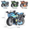 MING YING 66 Toy Motorcycle - Pull Back Toy Car with Sound and Light Toy,Toy Motorcycles for Boys,Toys for 3-9 Year Old Boys (Orange) view 3