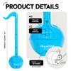 Otamatone Japanese Electronic Musical Instrument Portable Music Synthesizer from Japan by Maywa Denki Studio, Award Winning, Educational Fun Gift for Children, Teens & Adults - Blue view 4