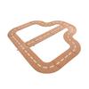 THE FRECKLED FROG Cruisin Cork Road - Set of 17 - Car Track for Kids - More Than 15 ft of Road Length for Imaginative Play with Race Cars and Blocks view 1