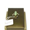 100% Nature Hetian Green Nephrite Jade with Cat Eyes 925S Women's Open Ring 3183 view 3