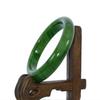 2.3" China Certified Nature Hetian Nephrite Jade Women's Green Bangle Bracelet 7727 view 3