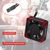 2Pack RC Car Motor Cooling Fan Heatsink 28000RPM Brushless ESC Cooling Fan for RC Car 1/8 1/10 540 550 Motor (Black+Red) view 3