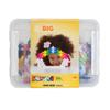 Plus Plus Big - 200 Big pc in Storage Tub - Basic, Neon and Pastel Mix w/ Baseplates - Construction Building Steam Toy, Interlocking Large Puzzle Blocks for Toddlers and Preschool view 2