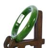 2.4" China Certified Nature Hetian Nephrite Jade Women's Green Bangle Bracelet 7722 view 4