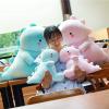 VHYHCY Cute Dinosaur Plush Toys, Fat Dinosaur Stuffed Dolls, Soft Animal Dino Plushie, Birthday Gifts for Kids Girls Boys Blue 12 inch view 4