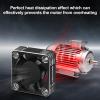 2Pack RC Car Motor Cooling Fan Heatsink 28000RPM Brushless ESC Cooling Fan for RC Car 1/8 1/10 540 550 Motor (Black+Silver) view 4