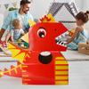 Arinda Kids Carton Toy Wearable Animal Cardboard Carton Toy Dinosaur Paper Clothes Performance Drama Props DIY Handmade view 2