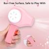 LOKUO Wooden Beauty Salon Toys 12 Pieces Pretend Playset with Makeup, Mirror, Hair Dryer, Cosmetics Case and Storage Bag, Best Gift for Girls Kids(3-Years-Old & Up) view 3
