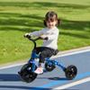 Ancaixin 3 in 1 Toddler Tricycles for 2-5 Years Old Boys and Girls with Detachable Pedal and Bell, Foldable Baby Balance Bike Riding Toys for 2+ Kids, Child Birthday Christmas New Year Gift Blue view 2