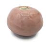1Pc Handmade Extra Large Round Beads, 7 mm Hole, Ceramic Craft Supplies for Macrame (30 mm, Coral Pink) view 1