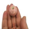 1Pc Handmade Extra Large Round Beads, 7 mm Hole, Ceramic Craft Supplies for Macrame (25 mm, Coral Pink) view 2