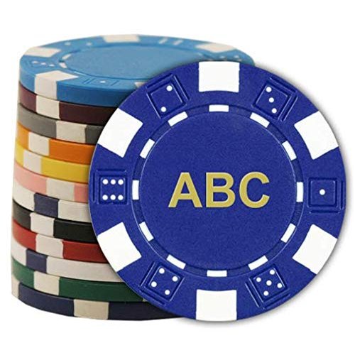 DA VINCI 100 Custom Monogrammed Poker Chips - 11.5 gram Poker Chips
