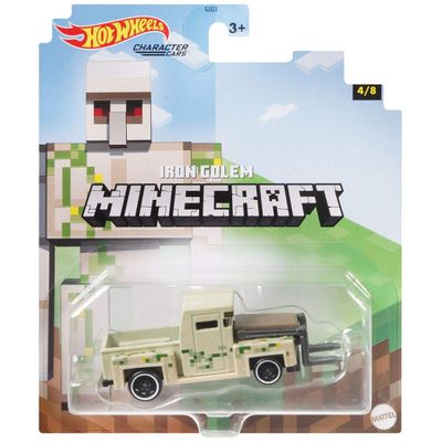 Hot Wheels 2021 - Minecraft - Character Cars - Iron Golem - 4/8 GYB68