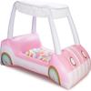 FUNBOY & Malibu Barbie Luxury Inflatable Golf Cart Summer Pool Float - Land or Water Inflatable with Cup Holder view 1