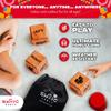 SWOOC Games - Giant Right Center Left Dice Game (All Weather) with 24 Large Chips & Carry Bag - Jumbo Wooden Lawn Game - Big Backyard Games for Family - Indoor/Outdoor - Left Right Center Dice Set view 3