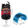Hobbypark 21T Motor 550 Brushed Motors w/Heatsink for 1/10 RC Crawler Car Traxxas TRX4 TRX6 Axial SCX10 II III Redcat Gen7 Gen8 RC4WD view 2