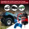Hobbypark 21T Motor 550 Brushed Motors w/Heatsink for 1/10 RC Crawler Car Traxxas TRX4 TRX6 Axial SCX10 II III Redcat Gen7 Gen8 RC4WD view 3