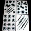 4 Set 3D Bullet Hole & Scratches Car Stickers, Fake Guns Bullet Hole Stickers view 1