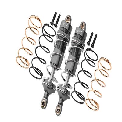 GPM For Arrma 1/10 KRATON 4S BLX Upgrade Parts Aluminum Rear Thickened Spring Dampers 120mm - 10Pc Set Gray Silver