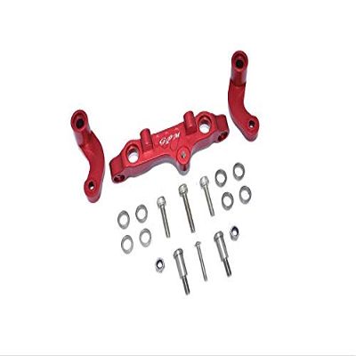 Aluminum Steering Arms For Arrma 1:5 KRATON 8S BLX/OUTCAST 8S BLX/KRATON EXB Roller - 18Pc Set Red