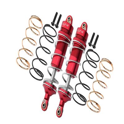 GPM For Arrma 1/10 KRATON 4S BLX Upgrade Parts Aluminum Rear Thickened Spring Dampers 120mm - 10Pc Set Red