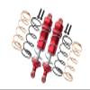 GPM For Arrma 1/10 KRATON 4S BLX Upgrade Parts Aluminum Front Thickened Spring Dampers 107mm - 10Pc Set Red view 1