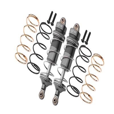 GPM For Arrma 1/10 KRATON 4S BLX Upgrade Parts Aluminum Front Thickened Spring Dampers 107mm - 10Pc Set Gray Silver