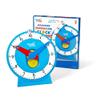 Hand2mind Advanced Magnetic NumberLine Clock for Demonstration, Math Manipulatives for Telling Time, Learning Clock, Teaching Supplies for Kids view 1