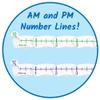 Hand2Mind Advanced NumberLine Teaching Clock - Telling Time & Elapsed Time Learning for Kids, Set of 6 view 3