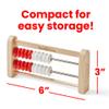 hand2mind Mini 20-Bead Wooden Rekenrek Class Set, Number Rack for Kids, Abacus for Kids, Counting Beads, Math Counters, Educational Toys for Elementary, Math Manipulatives (Set of 25) view 2