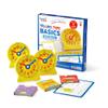 Hand2Mind Telling Time Basics Center Kit - Learn to Tell Time Activity Set with Analog Classroom Clock for Kids, Yellow view 1