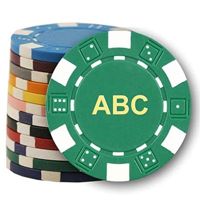 DA VINCI 200 Custom Monogrammed Poker Chips - 11.5 gram Poker Chips